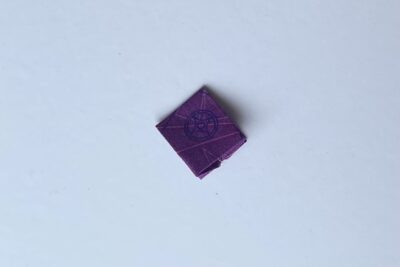 purple fabric on white table