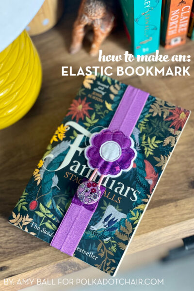 How to Make a Charming Elastic Bookmark