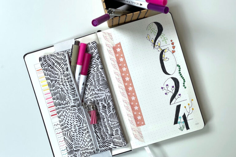 Elastic Pencil Case Bookmark Sewing Pattern - The Polka Dot Chair