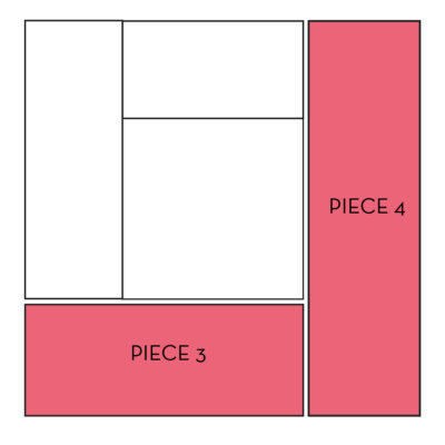 log cabin quilt diagram