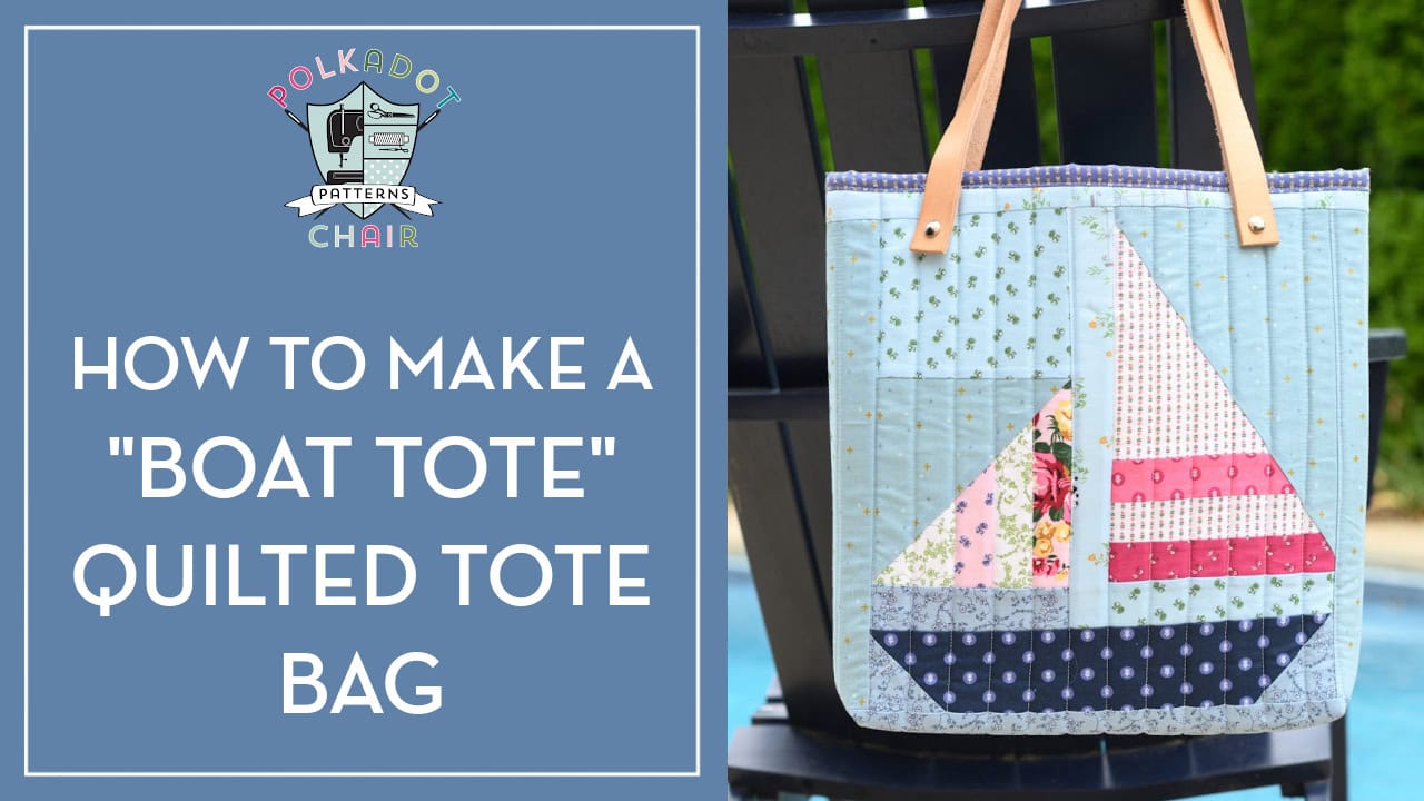 youtube thumbnail image with tote bag and text