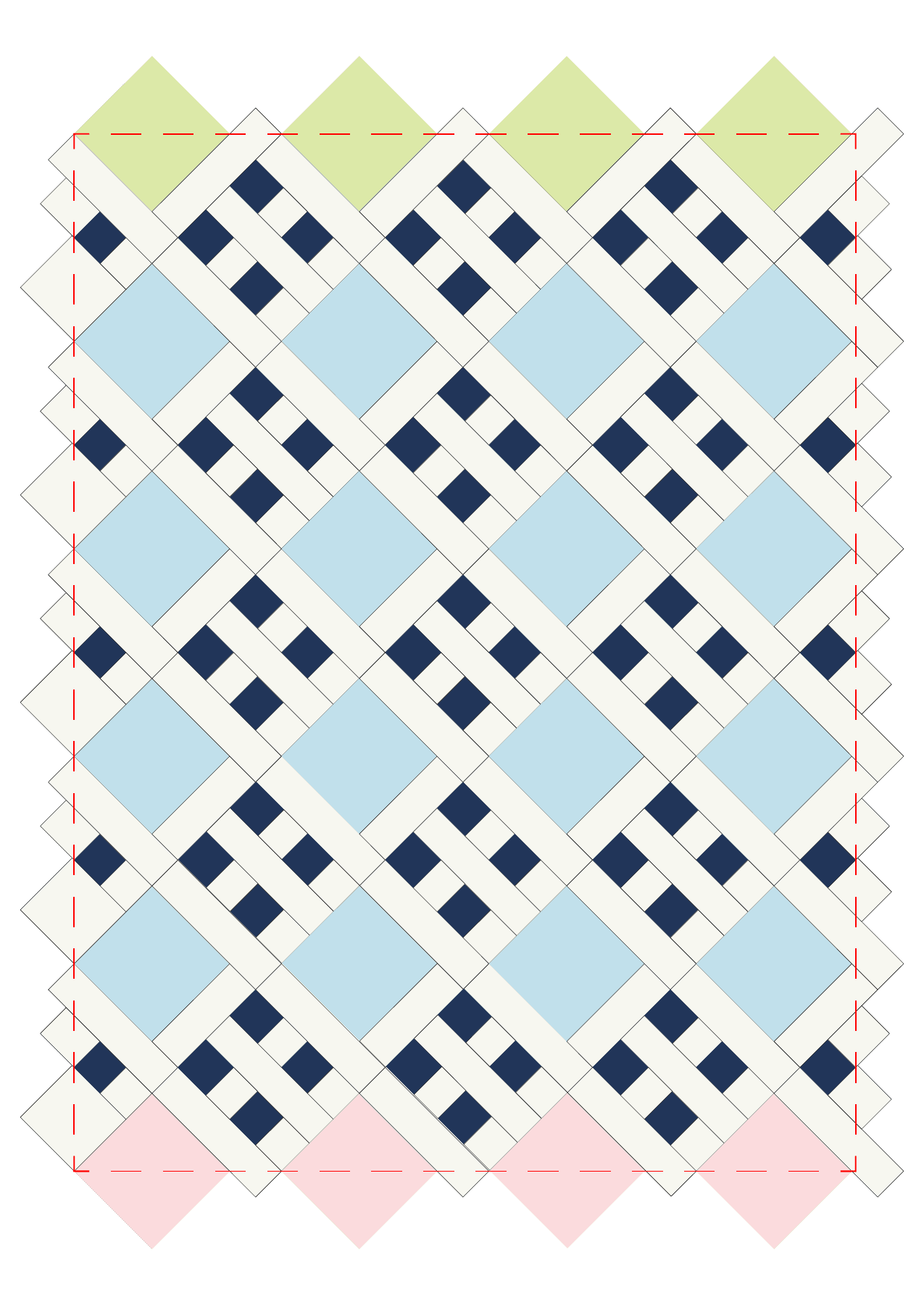 Lattice Quilt Diamonds & Lattice | Modern Quilt Pattern For