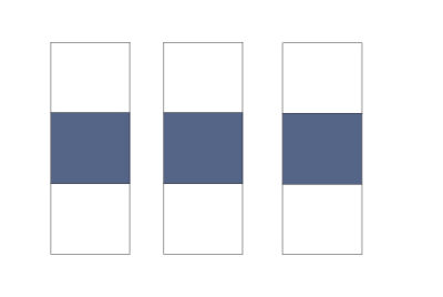 Irish chain quilt block illustrations in blue and white