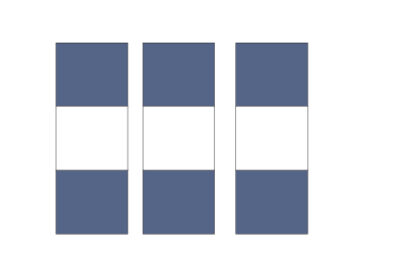 Irish chain quilt block illustrations in blue and white