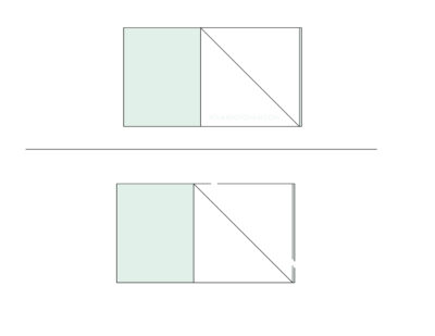 diagram of the assembly of a Christmas quilt using a variety of Christmas quilt blocks. colors are blue, red, gree, yellow & aqua