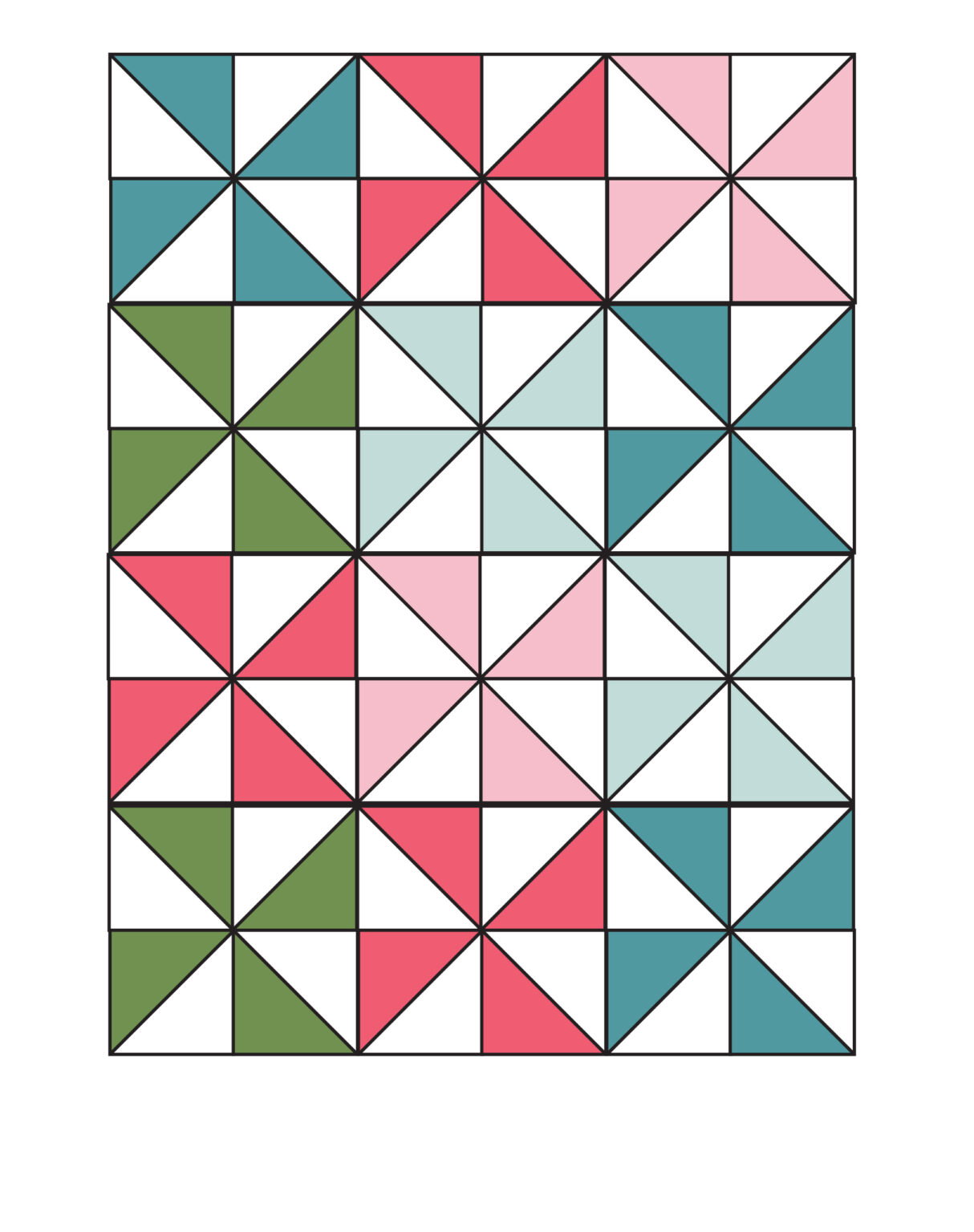 Pretty Pinwheels Quilted Fold Over Pouch Tutorial - The Polka Dot Chair