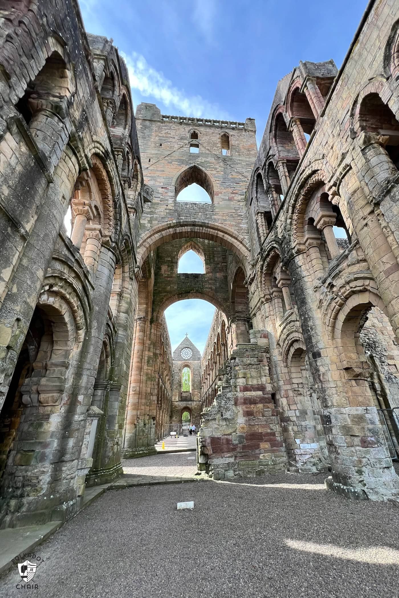abandoned Abbey Jedburgh Scotland 