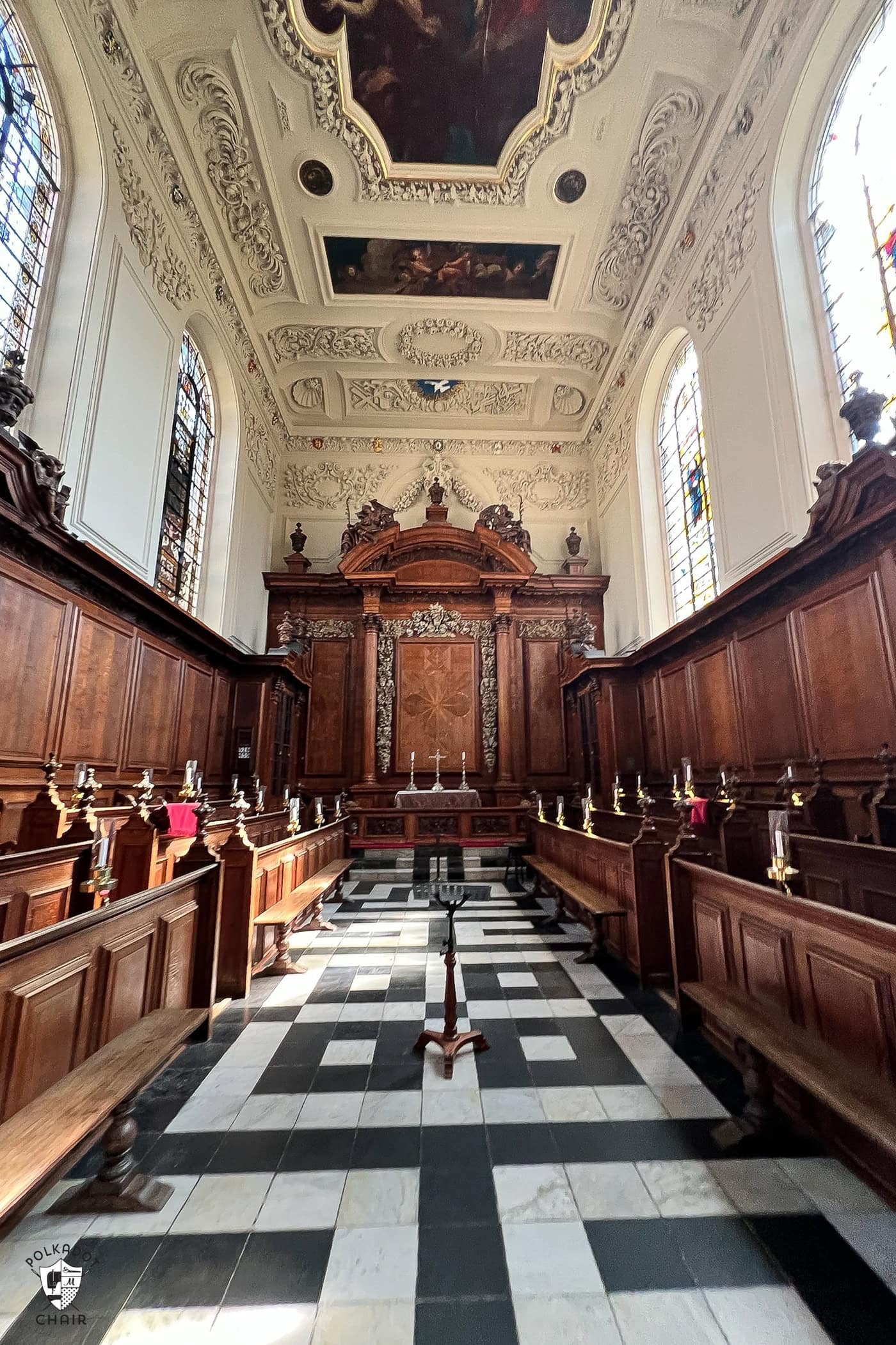 inside of church at oxford