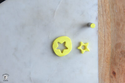 Clay on cutting board