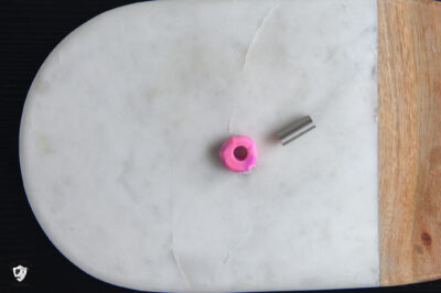 Clay on cutting board