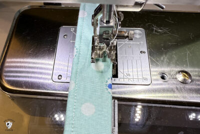 bag strap construction steps on sewing machine
