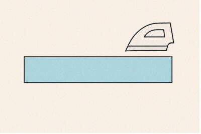 illustration of folded fabric