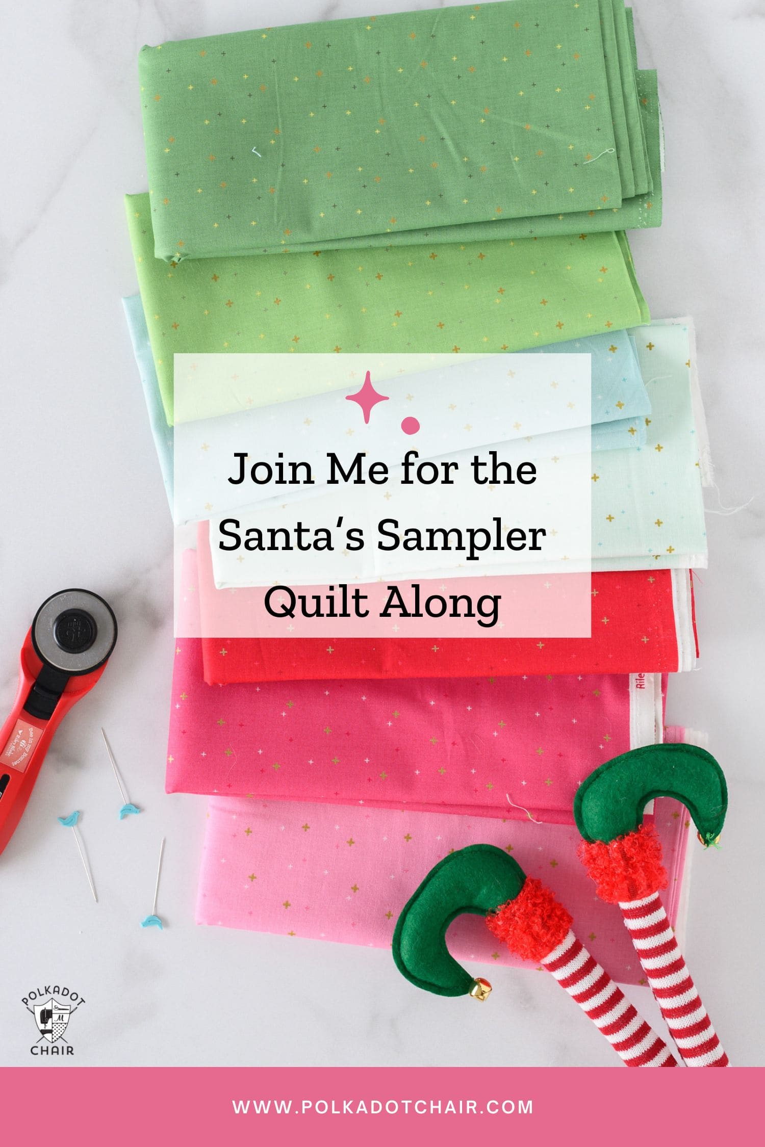 pink, red, blue and green fabrics folded on white marble countertop