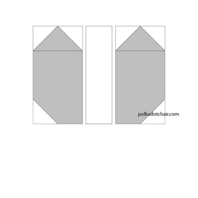 gray and white quilt block assembly illustrations