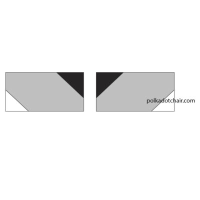 gray and white quilt block assembly illustrations