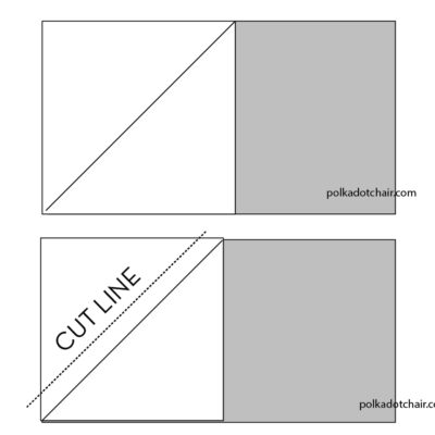 gray and white quilt block assembly illustrations