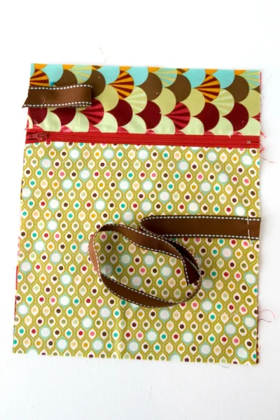 Ribbon on fabric