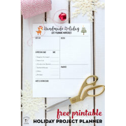 Free Christmas Printables | The Polka Dot Chair